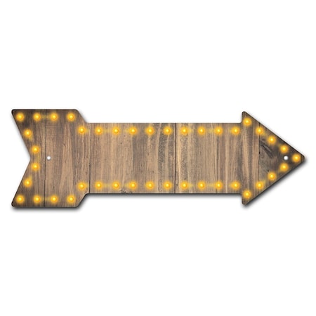 Spotlight Arrow Arrow Sign Funny Home Decor 30in Wide